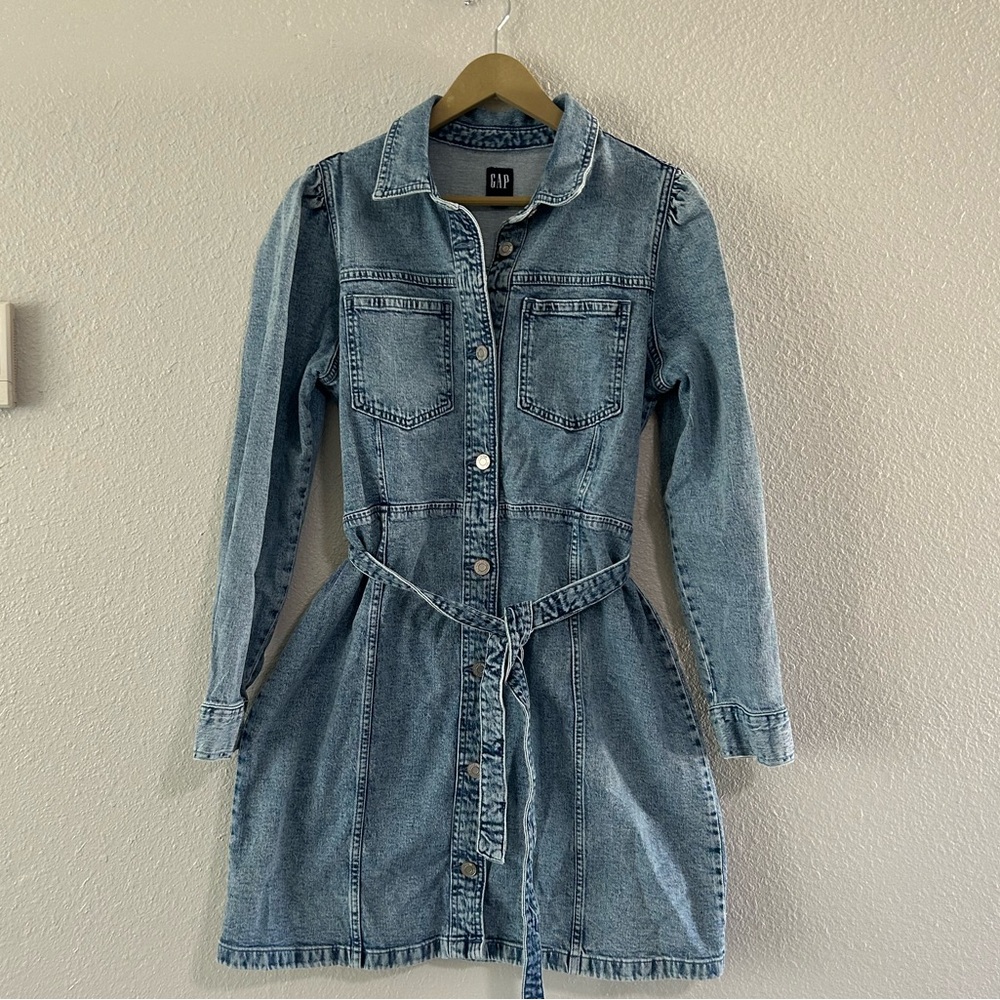 GAP Blue Long Sleeve Dress ❌❌SOLD❌❌